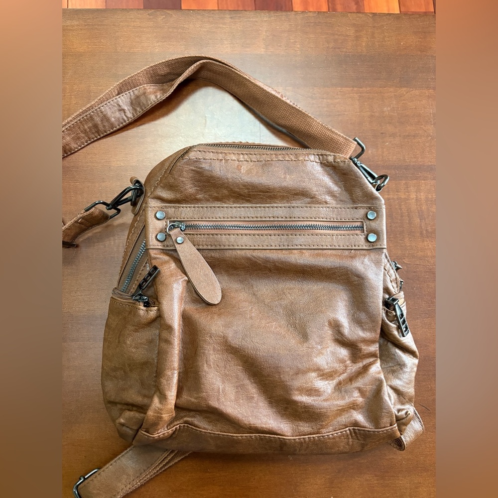 Elegant Brown Women's Backpack